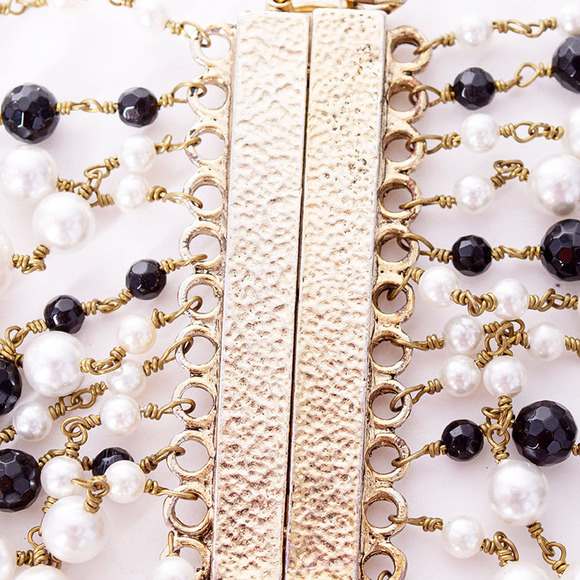 ROSANTICA MILANO BLACK EVENING NECKLACE | WOMENS - Picture 2 of 4